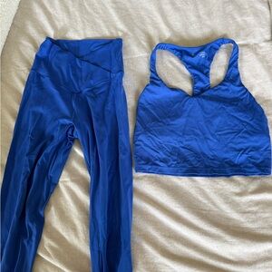 Aerie royal blue Activewear Set